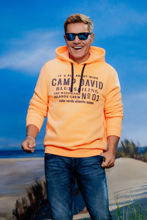 Hoodie mit Wording Print