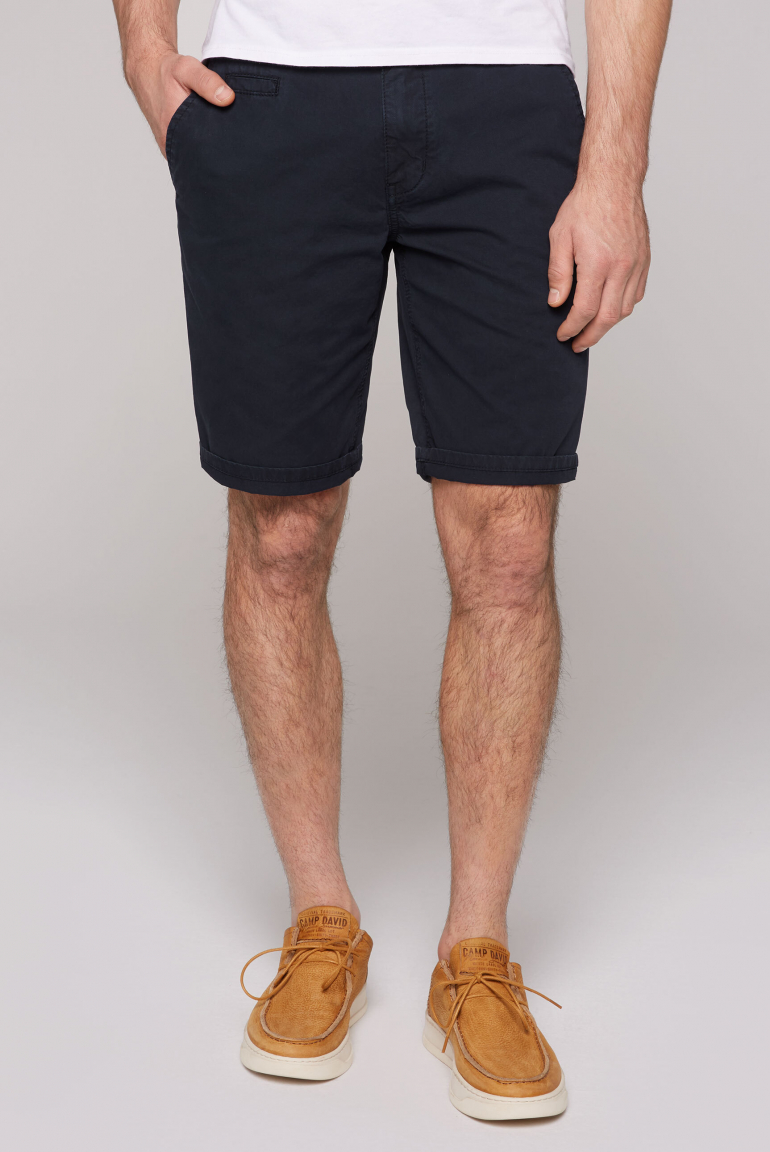 Chino Shorts mit Turn-Up-Saum blue navy