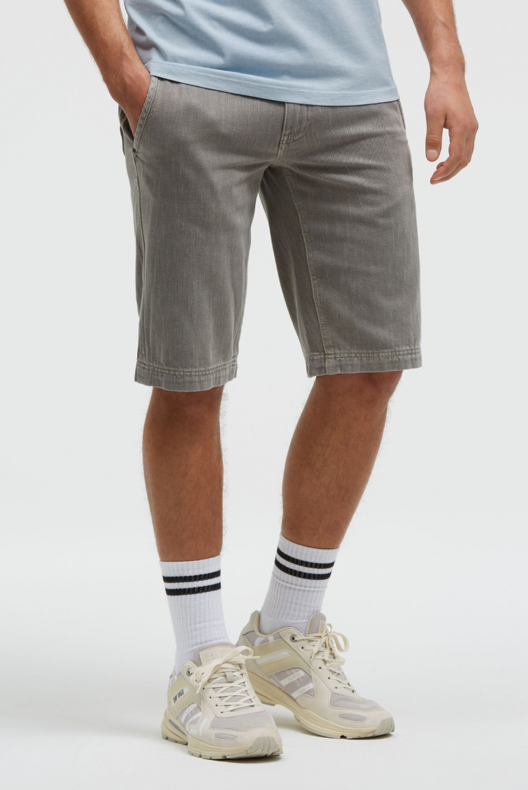 Chino Shorts mit Used-Waschung rock ridge