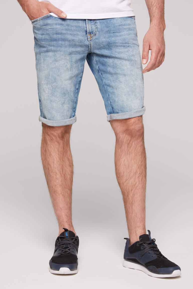 DA:VD Skater Jeans Shorts middle blue
