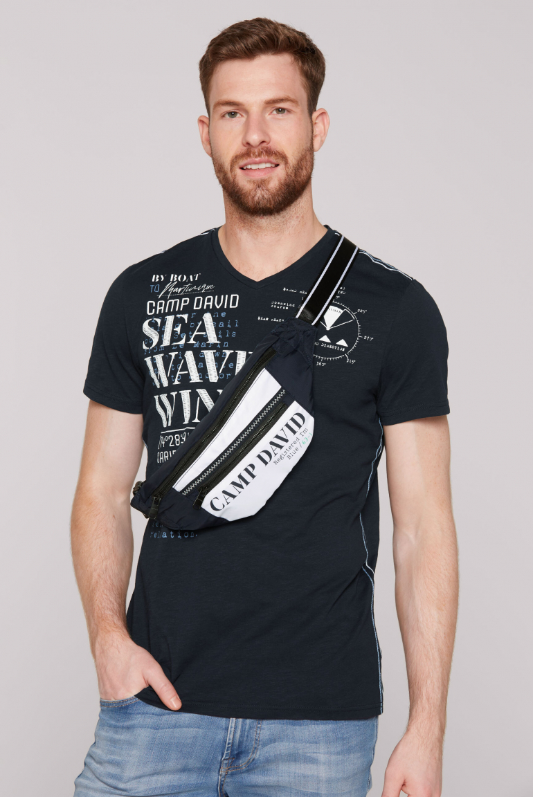 Gürteltasche im Segel-Design navy