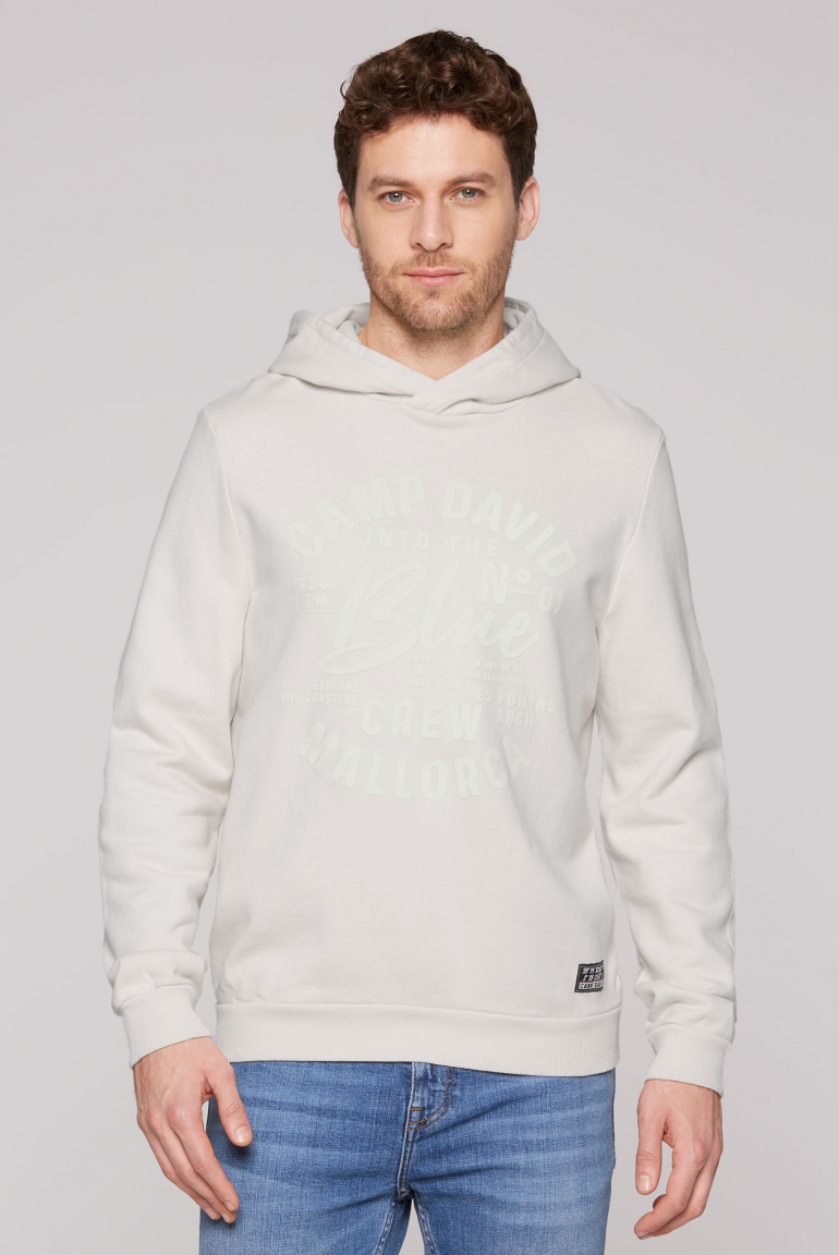 Hoodie mit Mallorca Print ecru