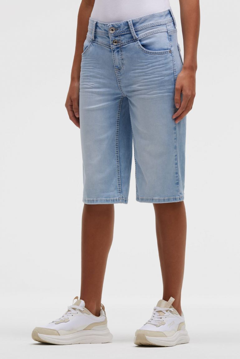 Jeans Bermuda HA:NNI Regular Fit beach blue