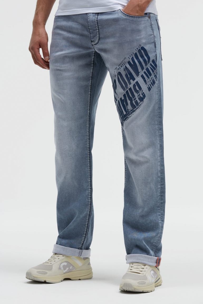 Jeans CO:NO Comfort Fit grey blue jogg