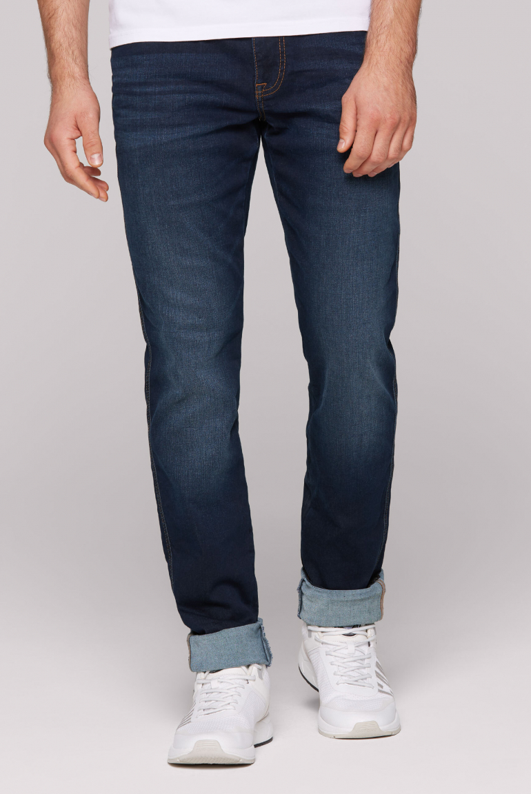 Jeans DA:VD Regular Fit dark blue printed