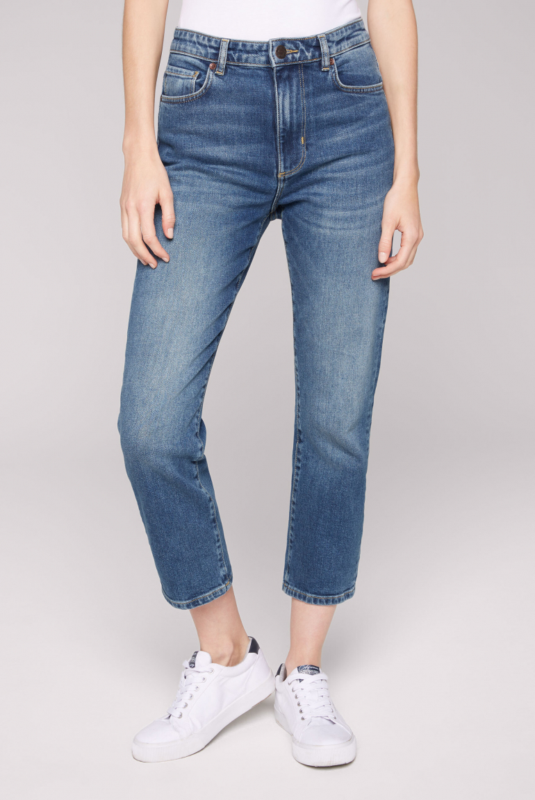 Jeans LE:A Mom Fit dark blue