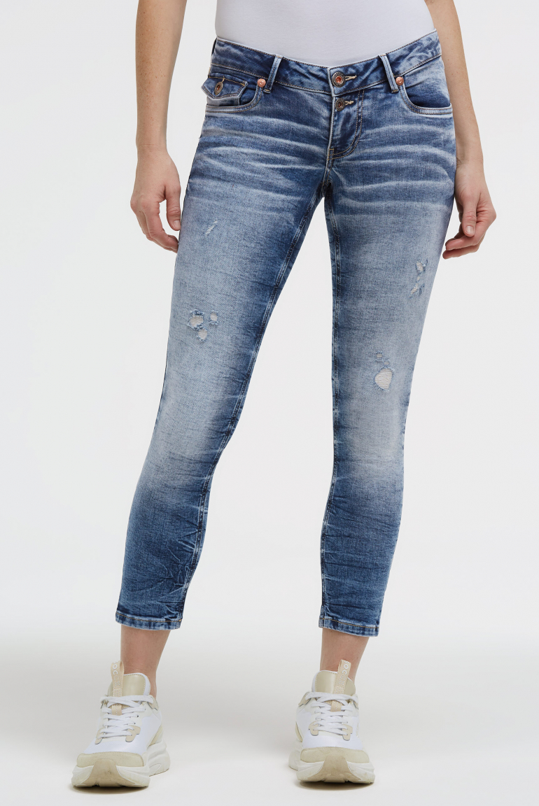 Jeans MI:LO Slim Fit distressed vintage blue