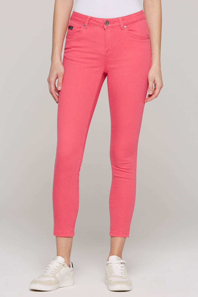 Jeans MI:RA Slim Fit coral pink