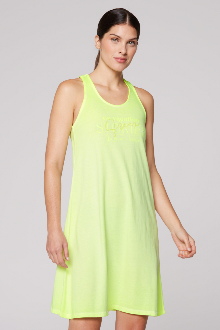 Kurzes Sommerkleid mit Rücken-Detail summer lime
