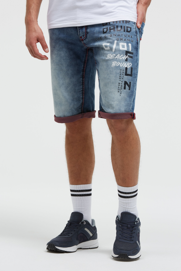Skater Jeans CO:NO Comfort Fit sunset lake print jogg