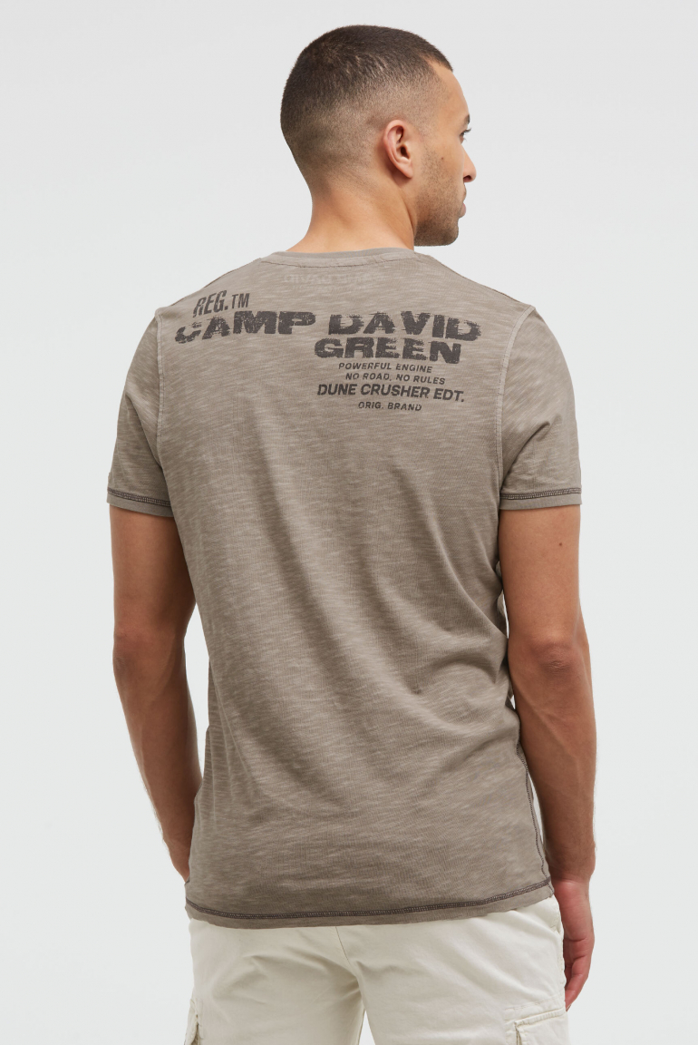 T-Shirt mit Tapes und Rücken-Print rock ridge