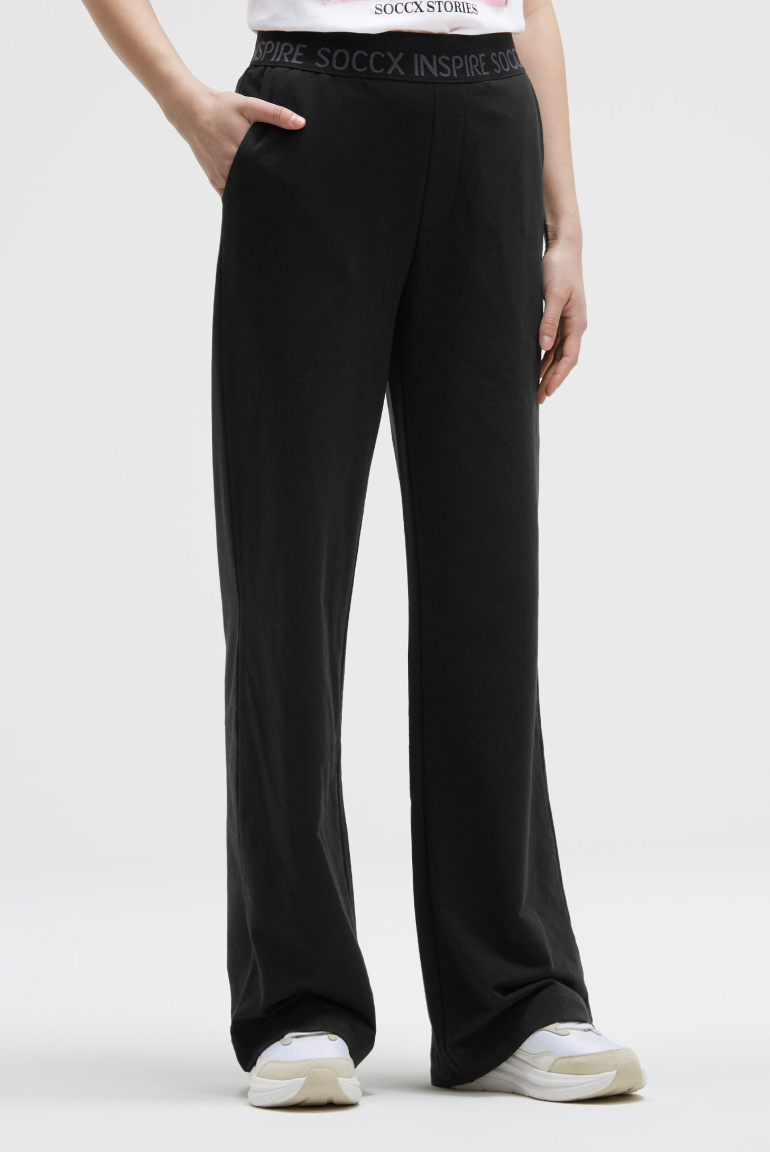Wide Leg Sweatpants black