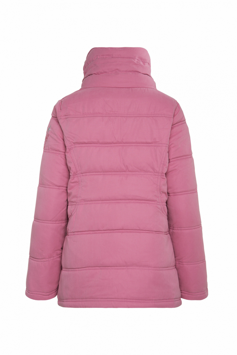 Winterjacke mit Struktur und Doppelkragen