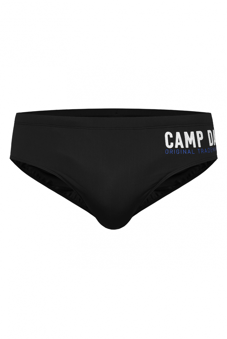 Badeslip mit Logo Print black