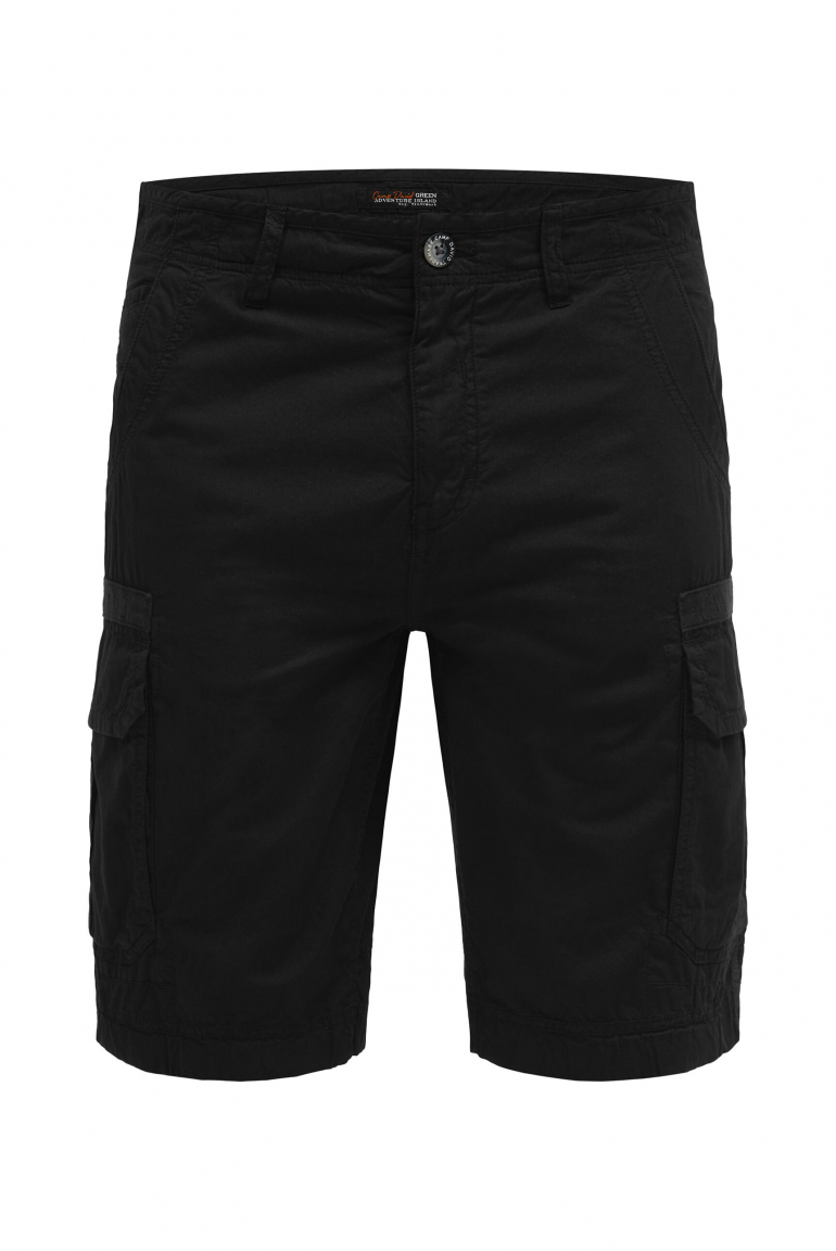 Cargoshorts mit Klappentaschen und Tapes black