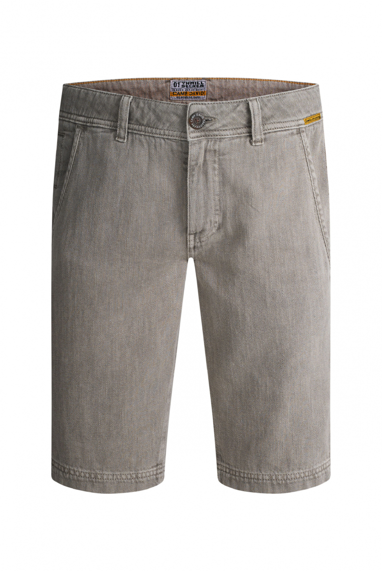 Chino Shorts mit Used-Waschung rock ridge