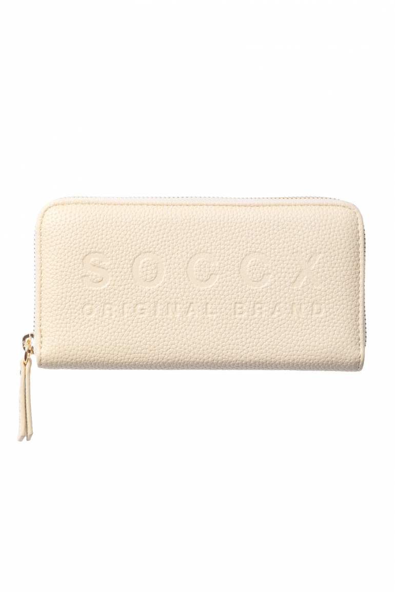 Geldbörse mit Logo-Prägung old sand