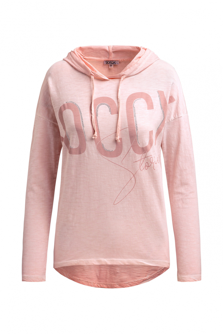 Hoodie-Shirt mit Logo Artwork pearl rose