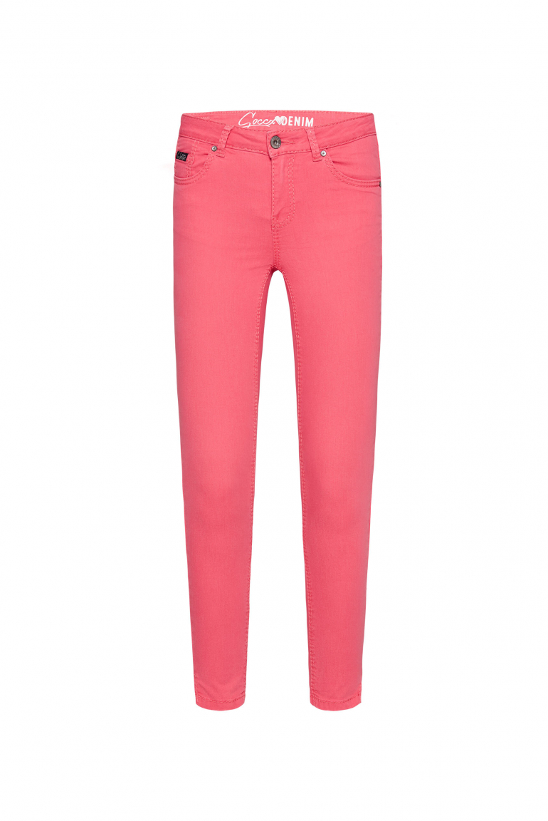 Jeans MI:RA Slim Fit coral pink