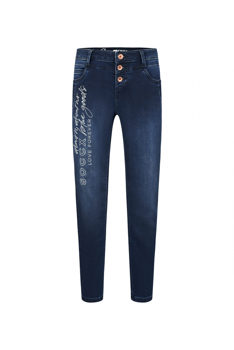 Jeans MI:RA Slim Fit dark blue jogg