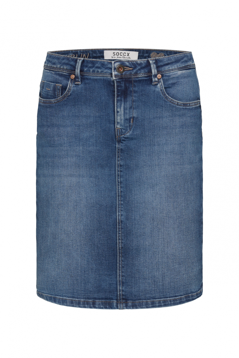 Jeansrock TO:NY dark blue used