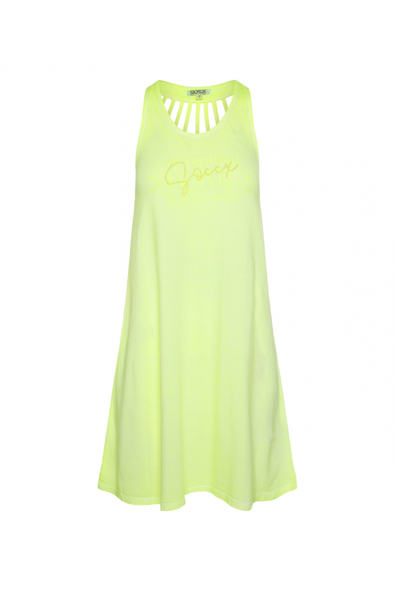 Kurzes Sommerkleid mit Rücken-Detail summer lime