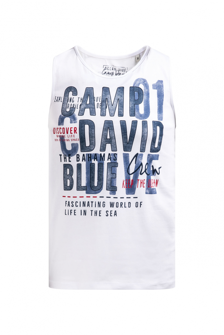 Muskelshirt mit Logo Prints