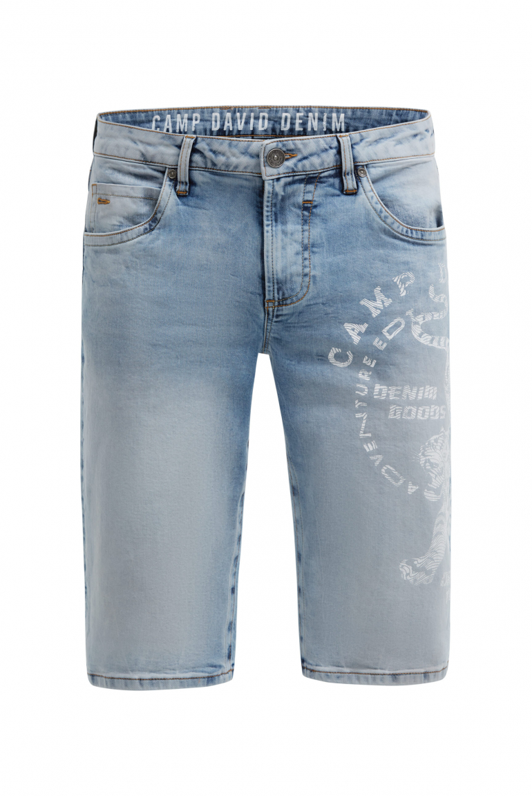 Skater Jeans NI:CO Regular Fit summer blue print
