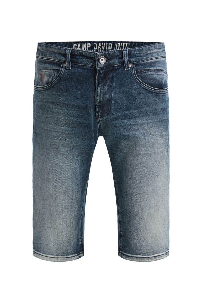 Skater Jeans RO:BI Slim Fit mid blue printed