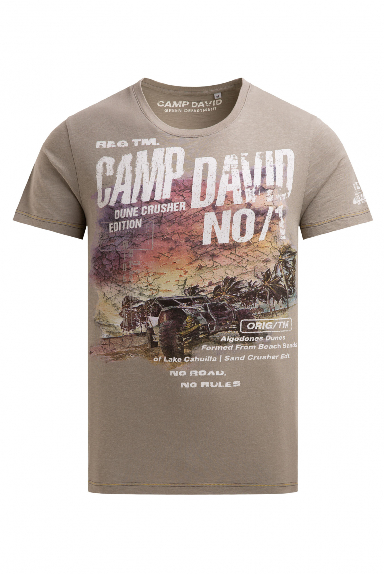 T-Shirt Rundhals mit Photoprint rock ridge