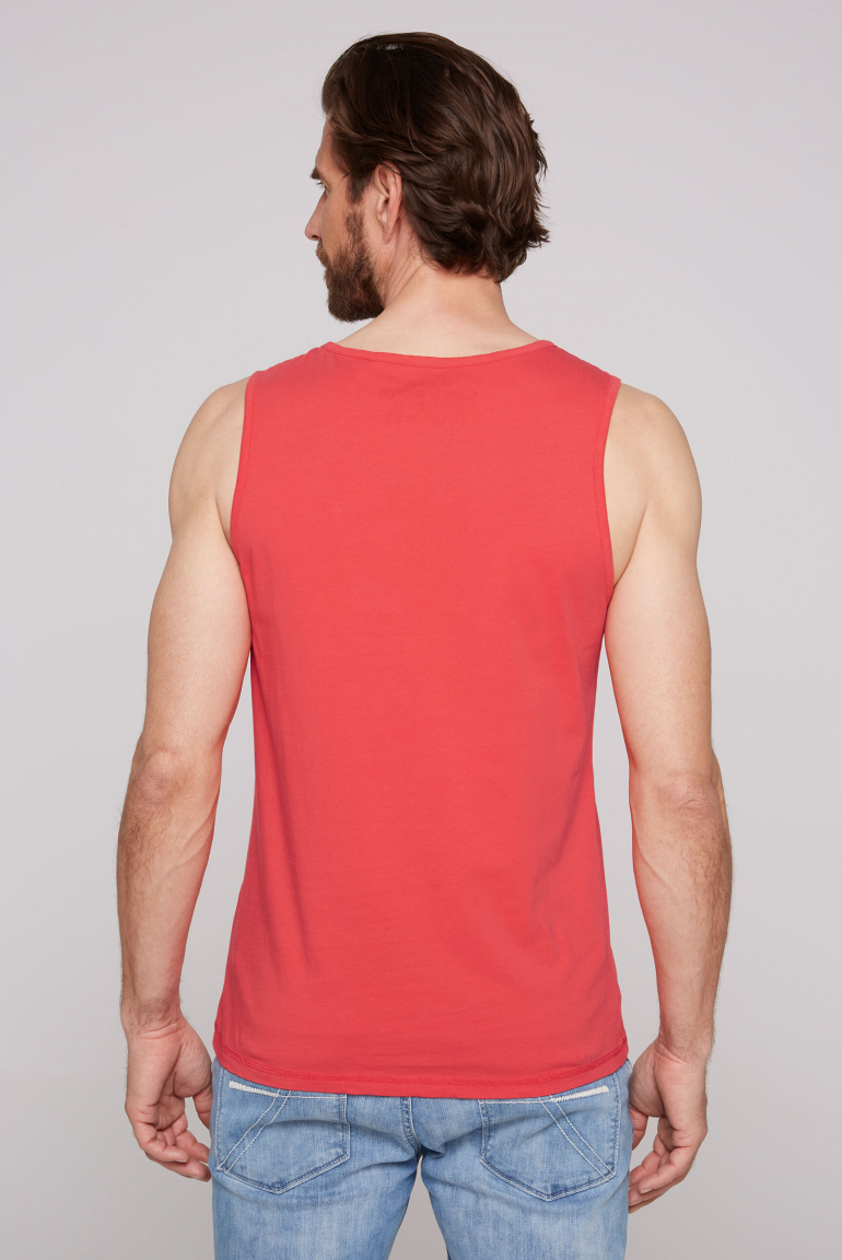 Tanktop mit Wording Print skipper red