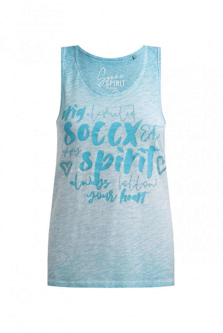 Top mit Glitter Print ocean flash