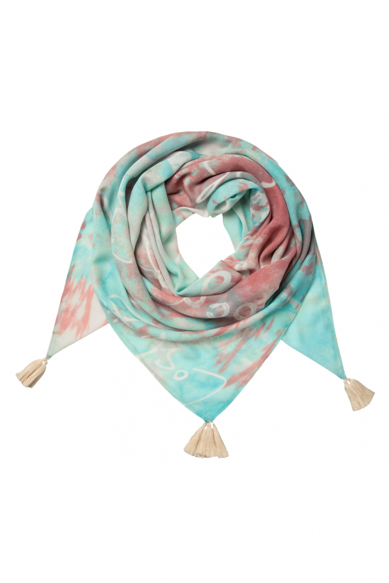 Tuch mit Tropical Colour Batik Print multi color