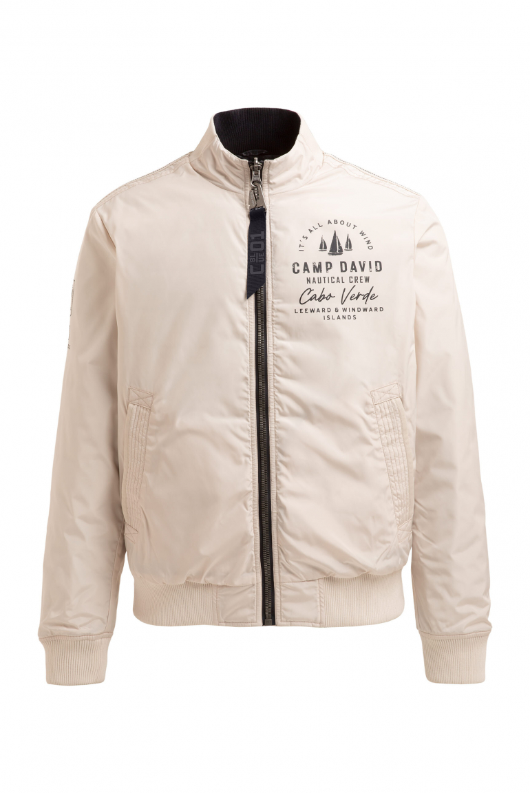 Wende-Blouson mit Logo Prints