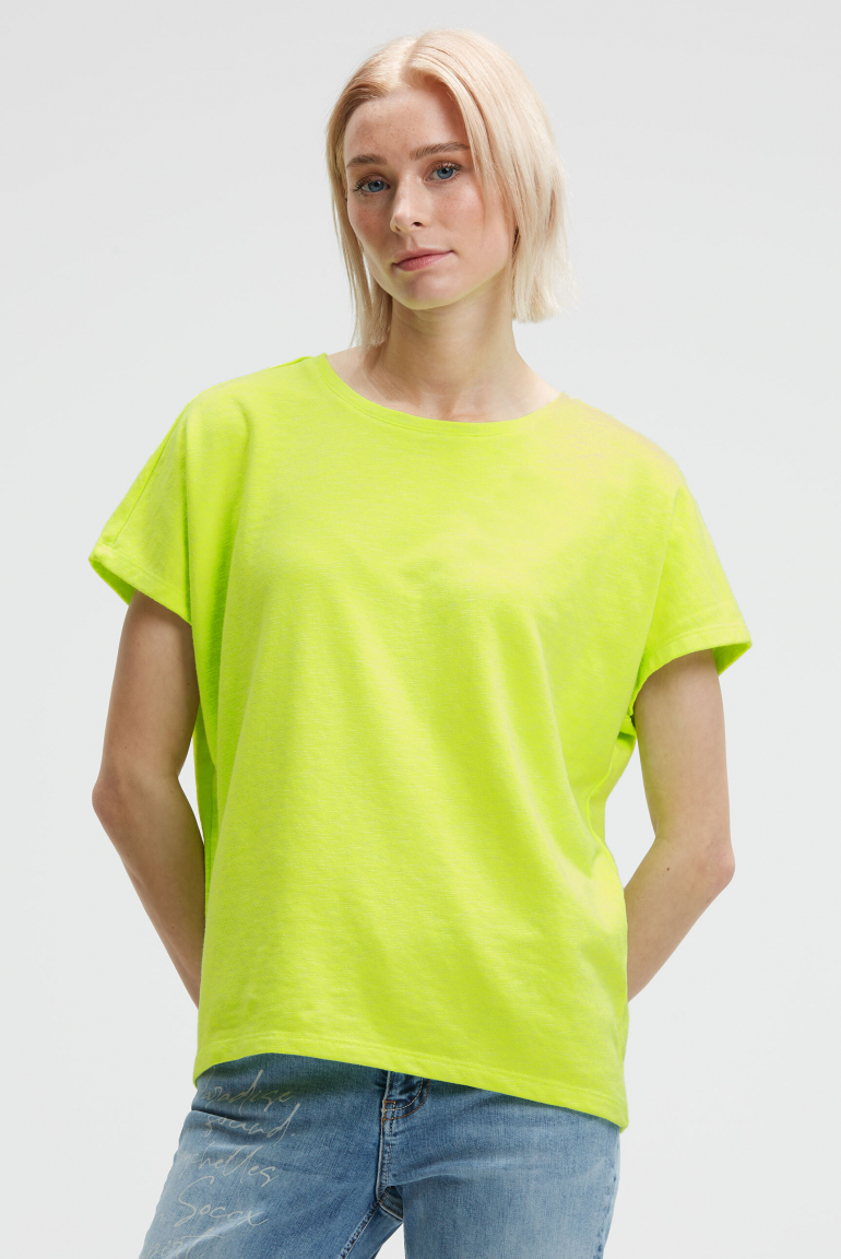 Ärmelloses Oversized Shirt mit Label Print