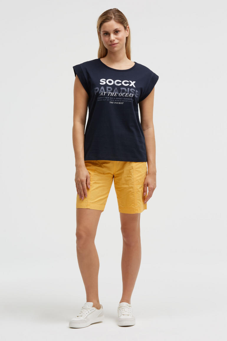 Ärmelloses Shirt mit Logo Prints