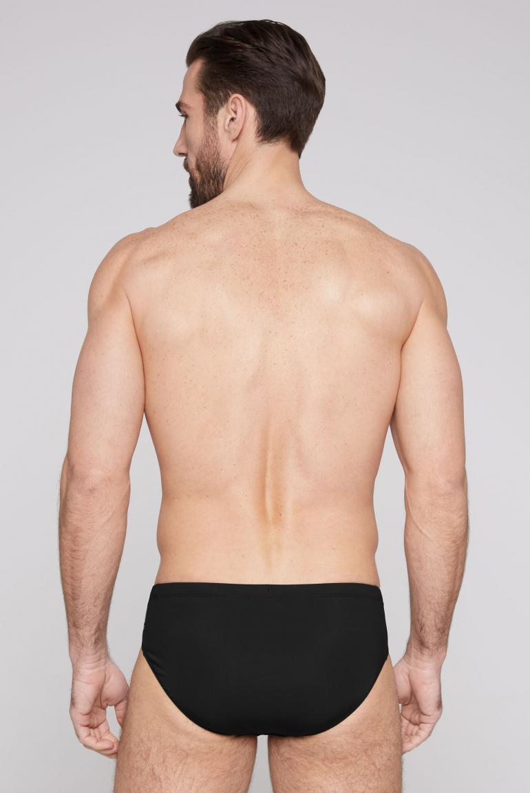 Badeslip mit Logo Print
