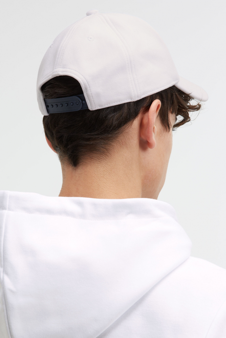 Base Cap aus Interlock-Jersey mit Logo Print