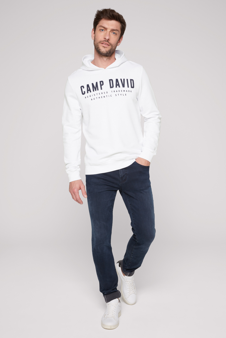 Basic Hoodie mit Logo Print