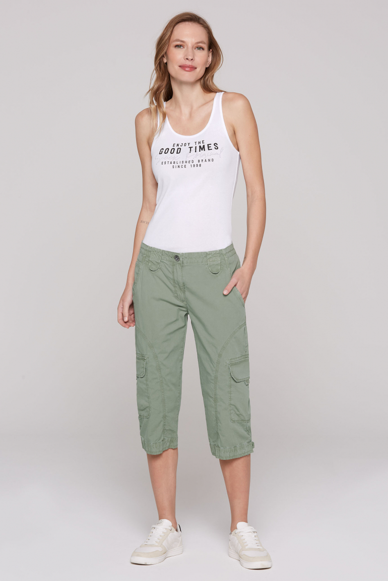 Basic Skater-Shorts mit Beintaschen