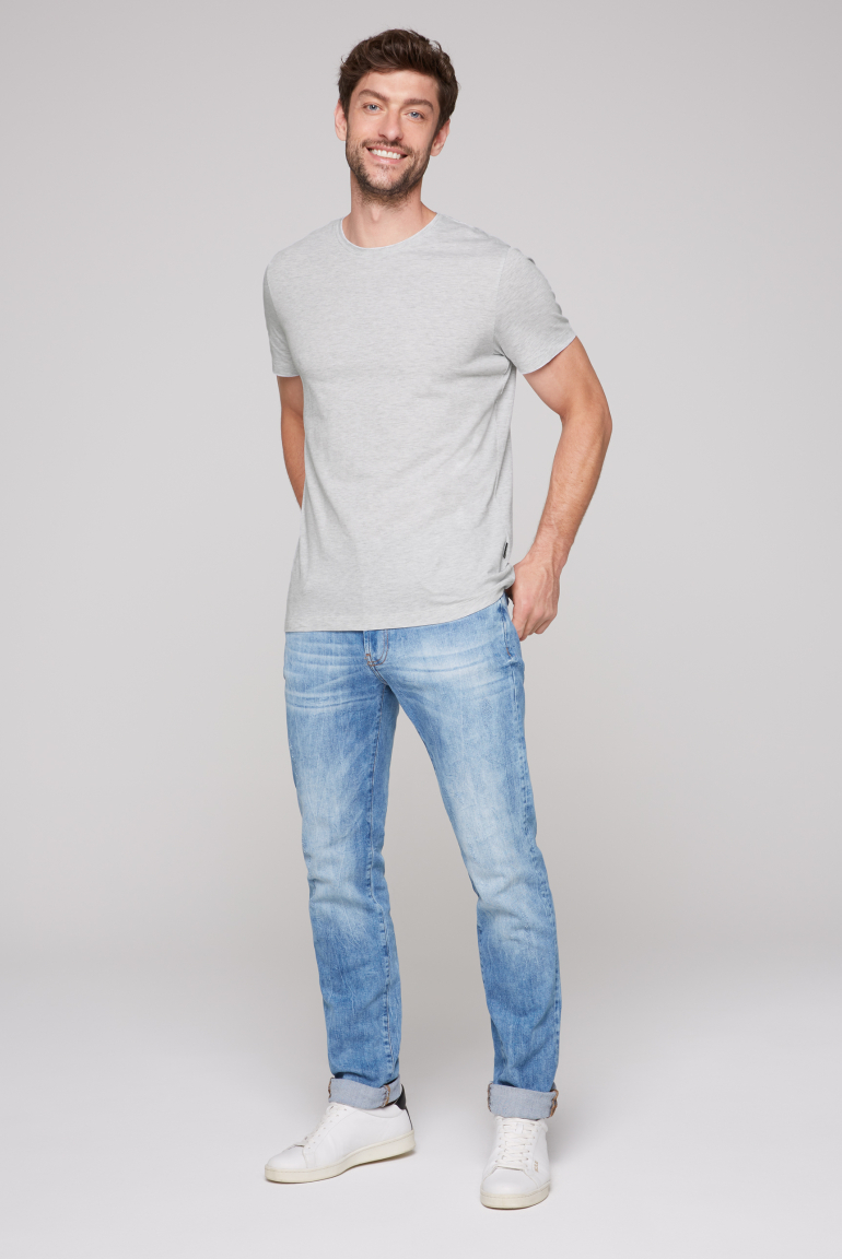 Basic T-Shirt Rundhals 2er-Pack