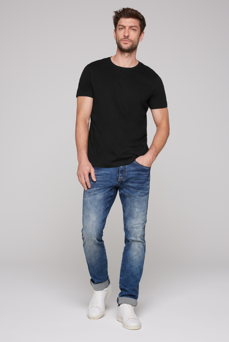 Basic T-Shirt  Rundhals 2er-Pack