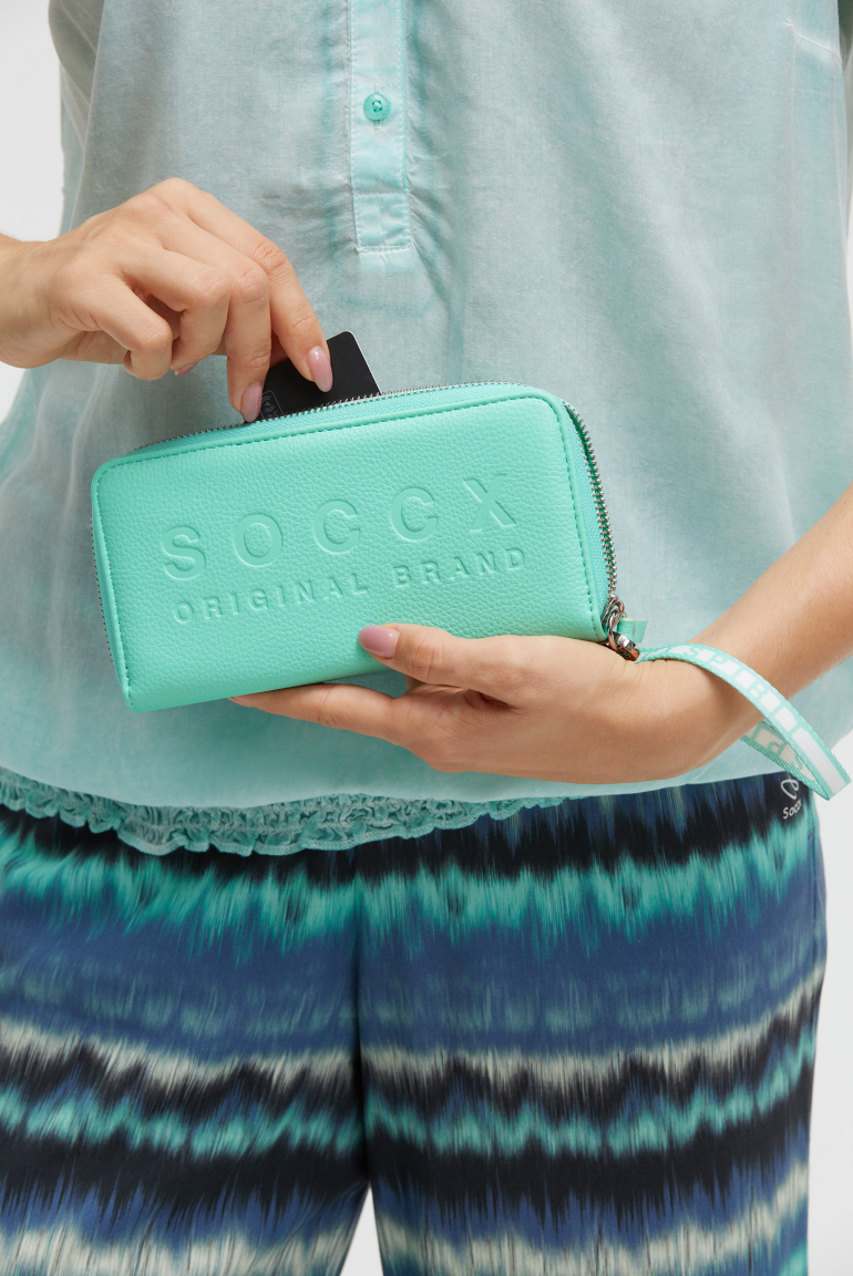 Geldbörse mit Logo-Prägung