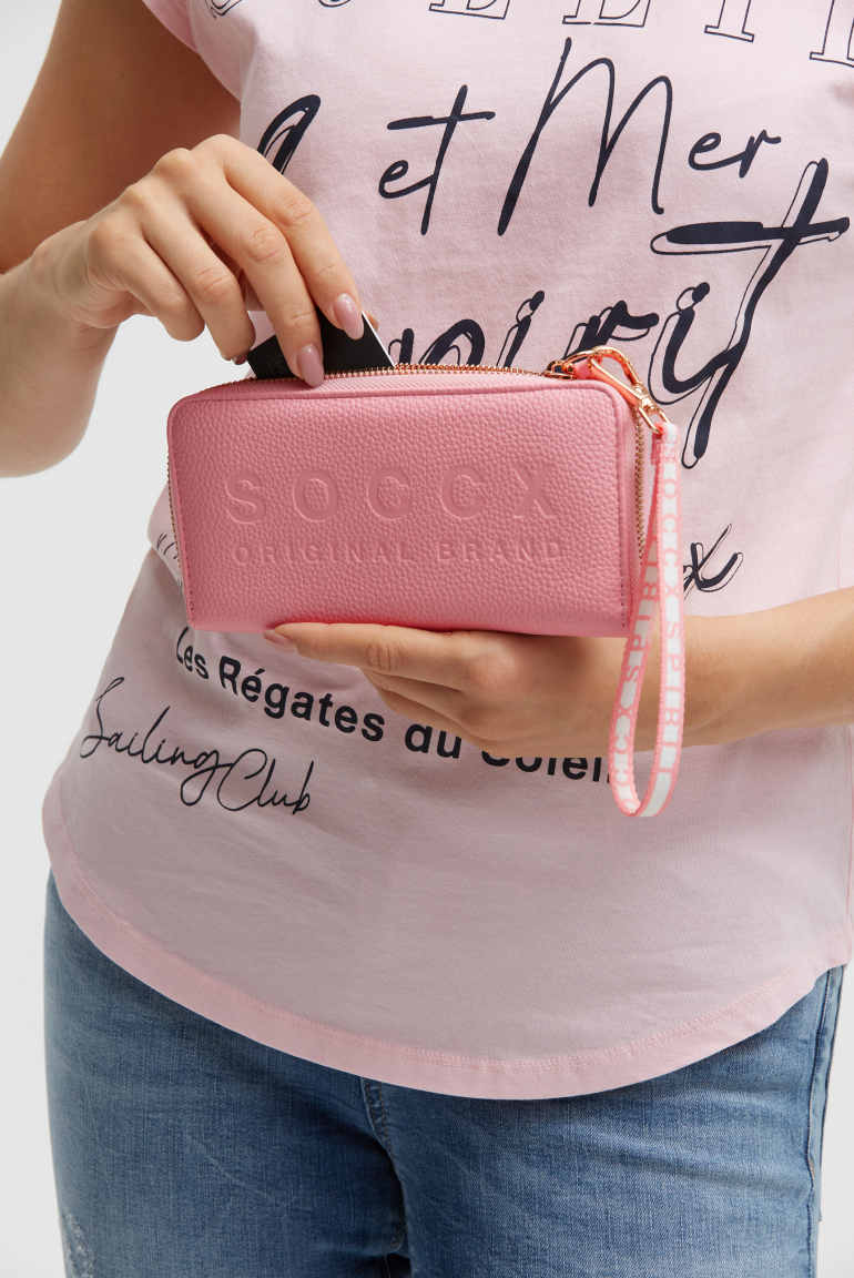 Geldbörse mit Logo-Prägung