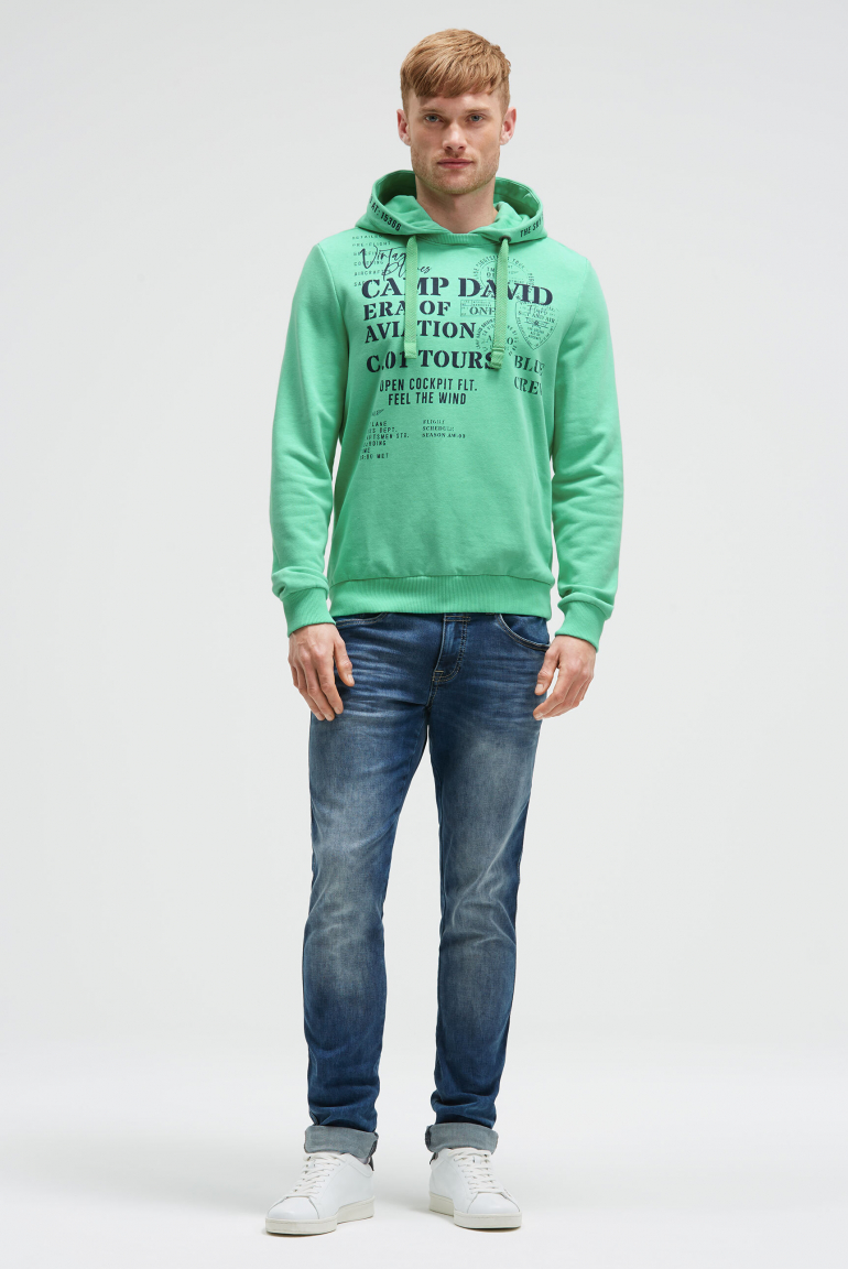 Hoodie mit Puffprint