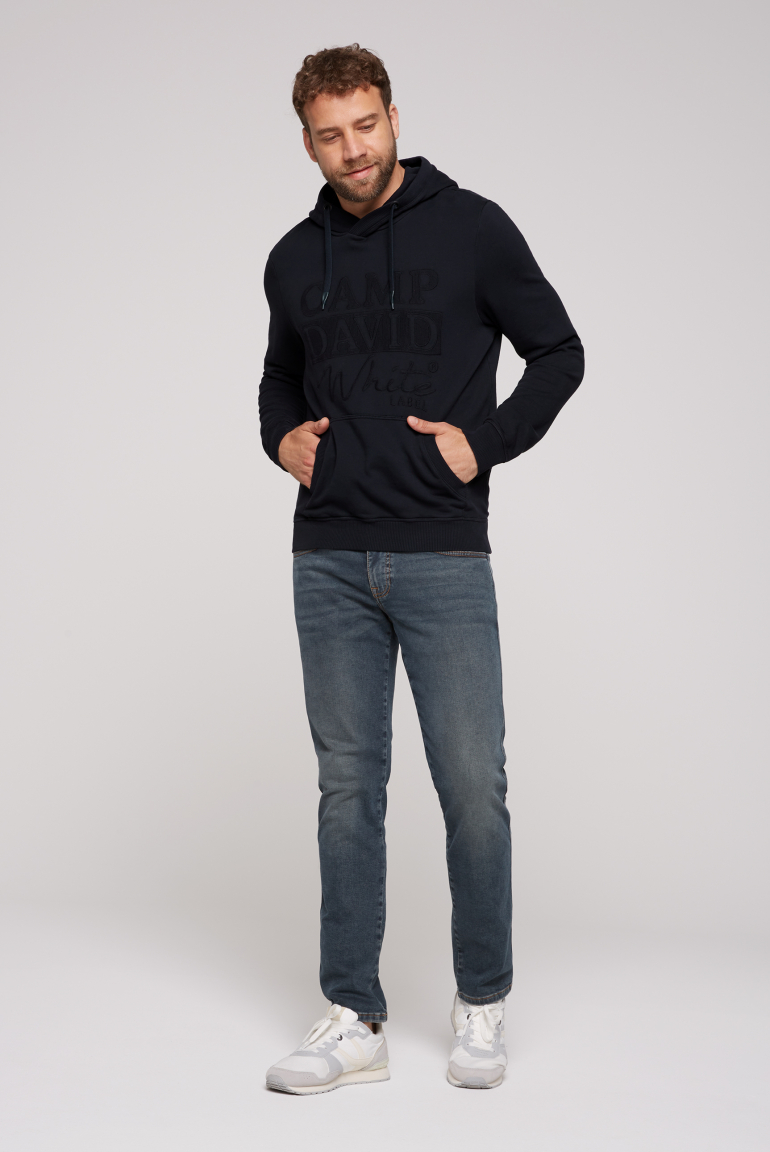 Hoodie mit tonigem Logo Artwork