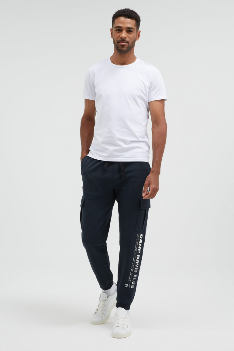 Jogginghose mit Beintaschen und Prints