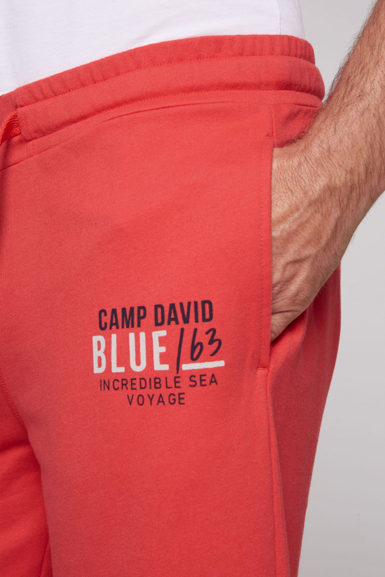 Leichte Sweatshorts mit Logo Print