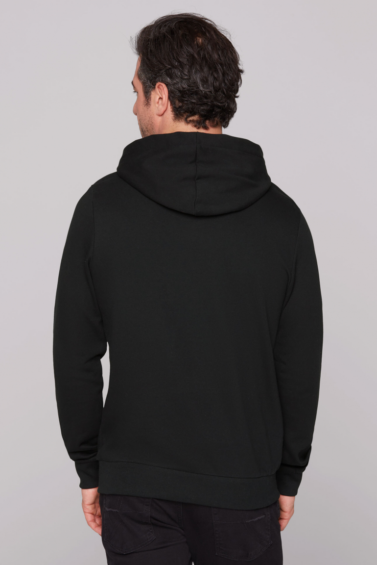 Leichter Hoodie mit Label Print
