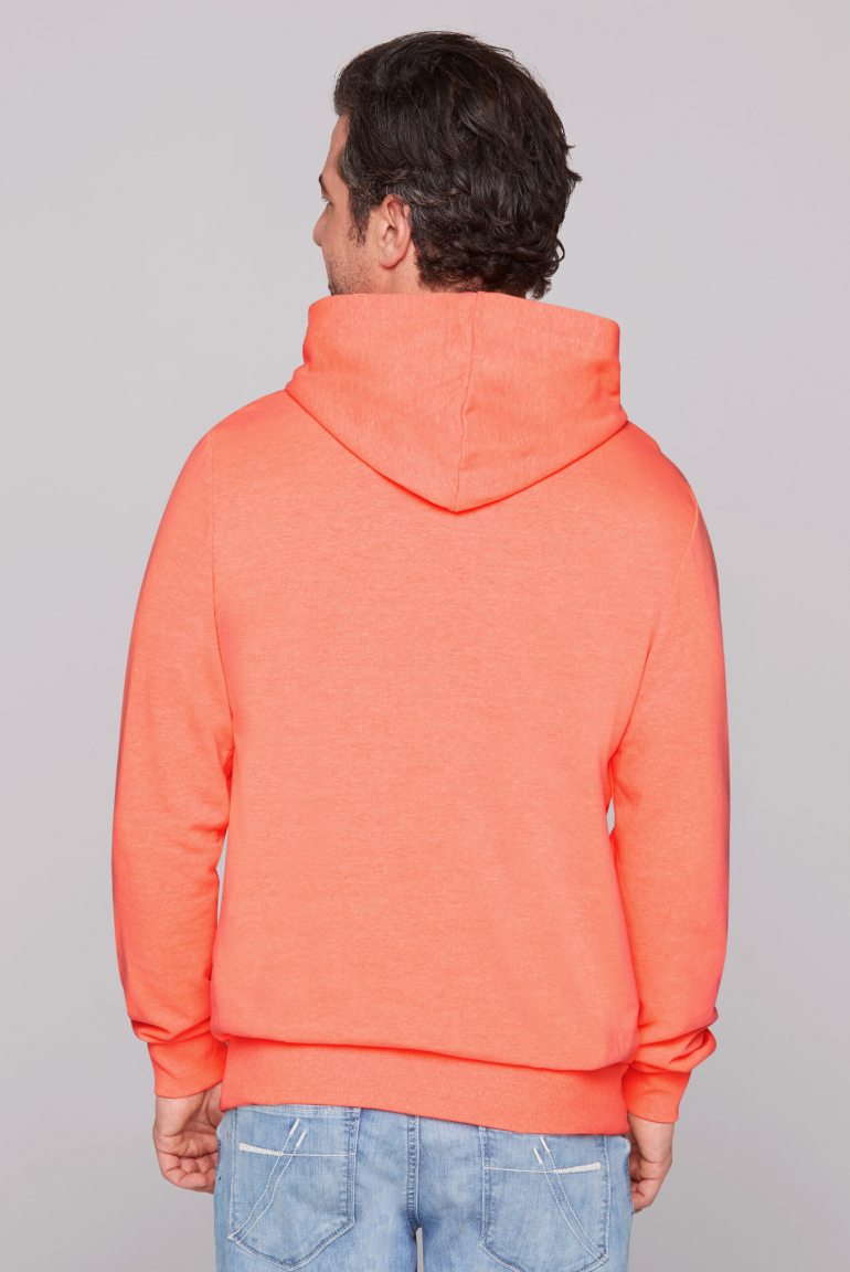 Leichter Hoodie mit Label Print